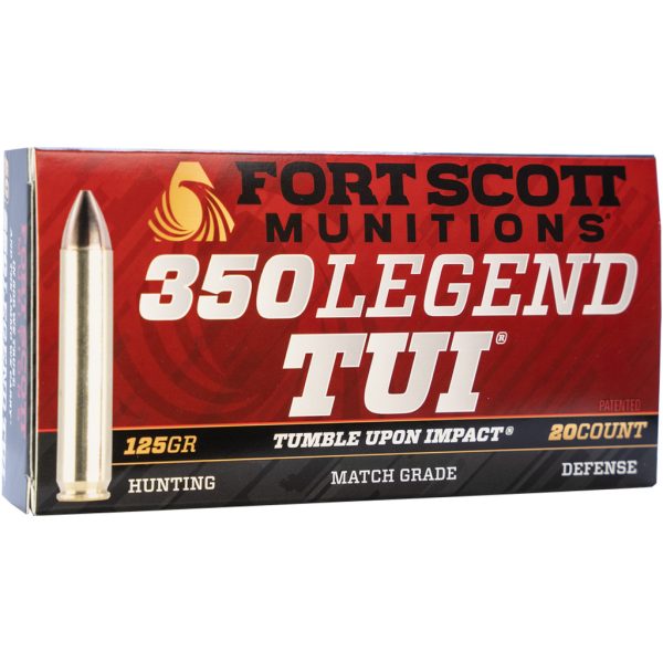 Fort Scott Munitions Rifle Ammo 350 Legend 125 gr. TUI 20 rd.