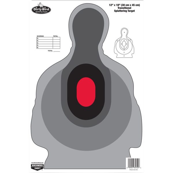 Birchwood Casey Dirty Bird 12"" X 18""  Transitional Target 100 Sheets