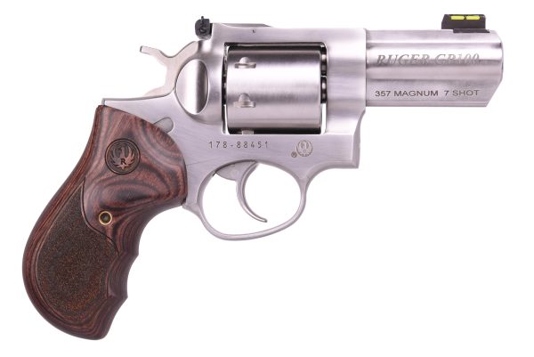 RUGER GP100 357MAG 3" SS 7RD UNFLUTE