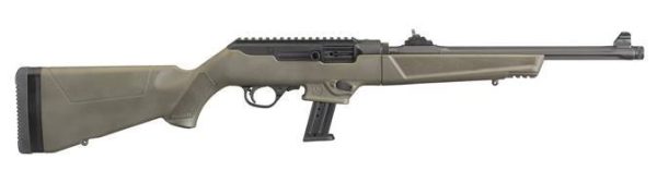 RUGER PC CARBINE 9MM BL/ODG 16" 17+1