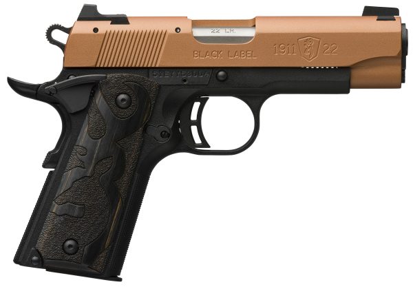 BROWNING 1911-22 BK LBL 22LR 3.6" COP #