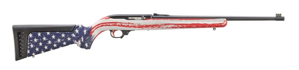 RUGER 10/22 22LR BL/FLAG 18" TB