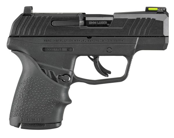 RUGER MAX-9 9MM BLK 10+1 HOGUE MASS