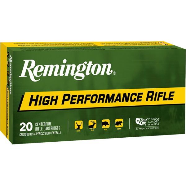 Remington High Performance Rifle Ammo 222 Rem. 50 gr. PSP 20 rd.