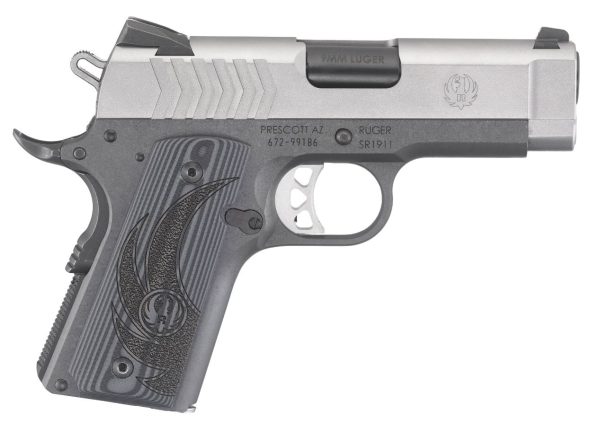 RUGER SR1911 9MM SS/ALUM 3.6" 8+1