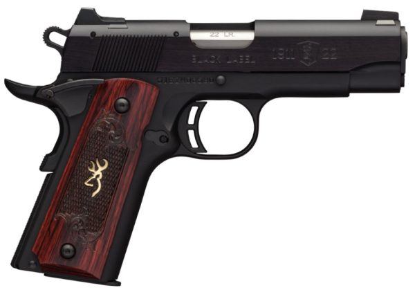 BROWNING 1911-22 MED CMPT 22LR BL 10+1