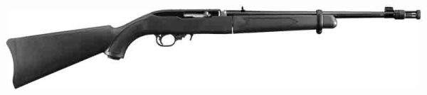 RUGER 10/22 CARBINE 22LR - TAKEDOWN BLUED W/FL.SUPPRESSOR