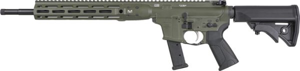 LWRC IC NINE CARBINE 9MM 16" - 27RD MAG OD GREEN/BLACK STOCK - Image 2