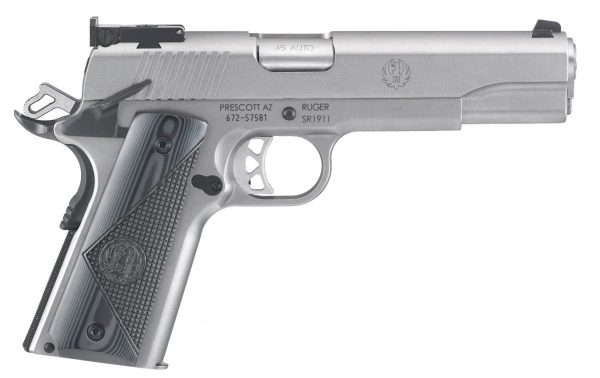 RUGER SR1911 TARGET 45ACP SS/G10 5"