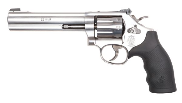 SMITH AND WESSON 648 22MAG 6" SS/SYN 8RD AS