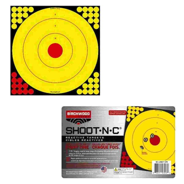 Birchwood Casey Longrange Bullseye Target - 5/ct