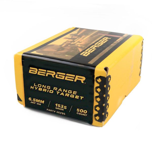 6.5MM 153.5 GRAIN LONG RANGE HYBRID TARGET BULLETS 500CT