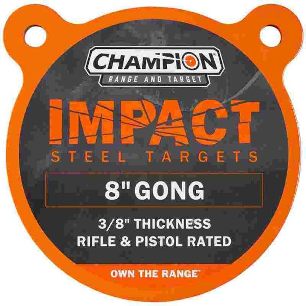 Champion Impact Steel Gong Target 8" Round