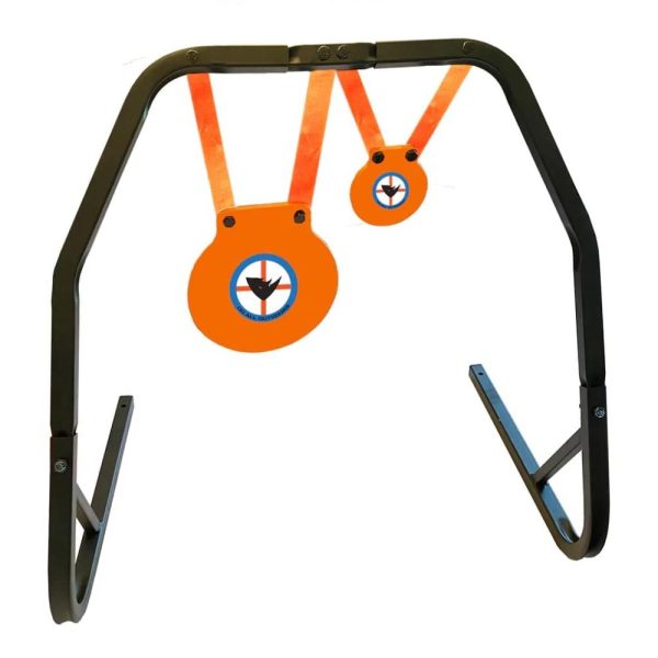 Do All Outdoors High Caliber 20Target Steel Gong Stand Orange