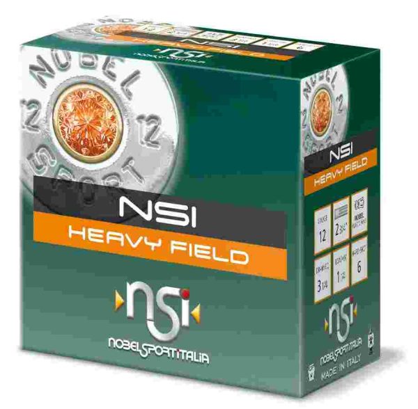 Nobel Sport Heavy Field Shotshells 12 ga 2-3/4" 1-1/4 oz 1330 fps #6 25/ct