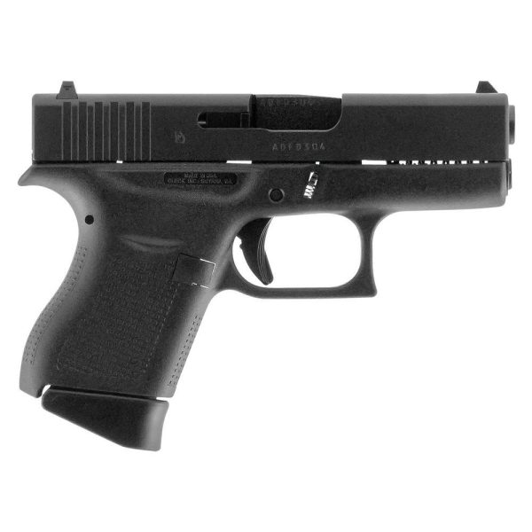 Glock 43 Subcompact Handgun 9mm Luger 6rd Magazines (2) 3.41" Barrel Black USA