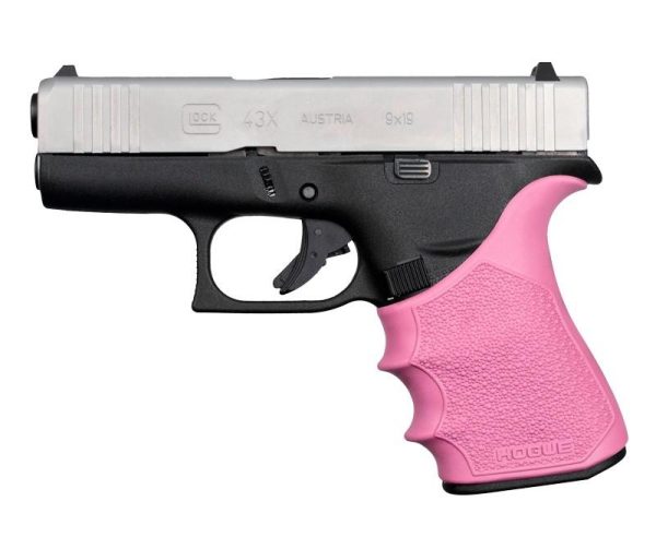 Hogue HandAll Beavertail Grip Sleeve Glock 43X 48 - Pink