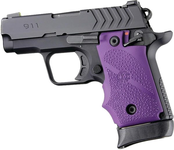 Hogue Ambi Safety Rubber Grip for Springfield Armory 911- Purple