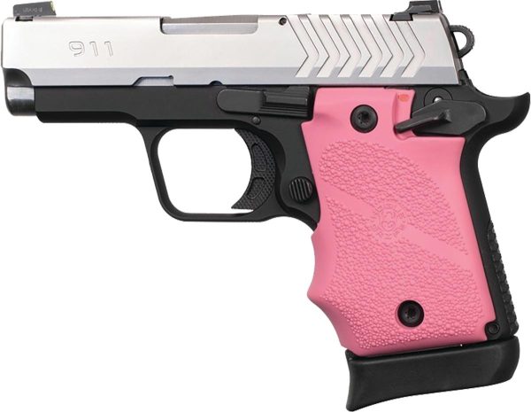 Hogue Ambi Safety Rubber Grip for Springfield Armory 911 9mm- Pink