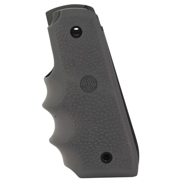 Hogue Overmolded Rubber Grip with Finger Grooves for Ruger 22/45 MKIV Slate Grey