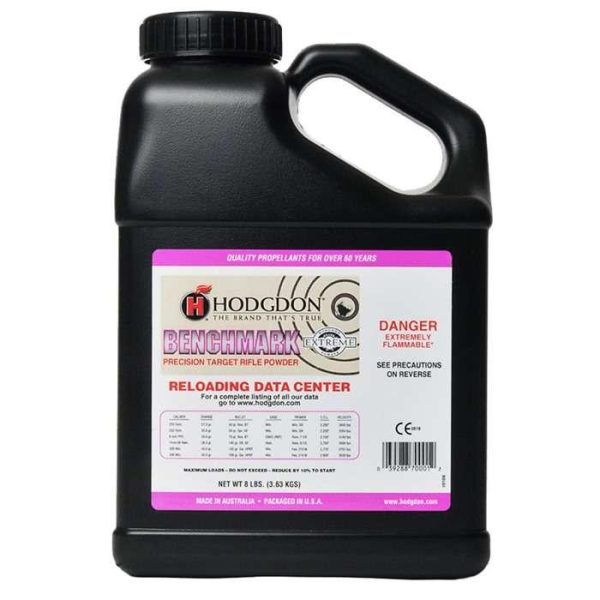 Hodgdon Extreme Benchmark Rifle Powder 8 lbs