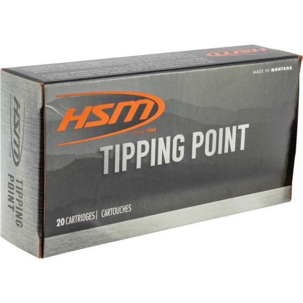 HSM Tipping Point 2 Rifle Ammunition .30-06 Sprg 165 gr SST 20/ct