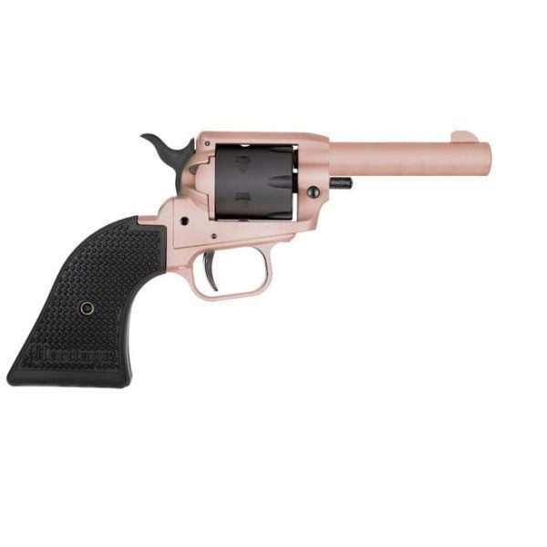 Heritage Barkeep Rose Gold Cerakote Handgun 22 LR 6/rd Magazine 3.6" Barrel Black Polymer Grips