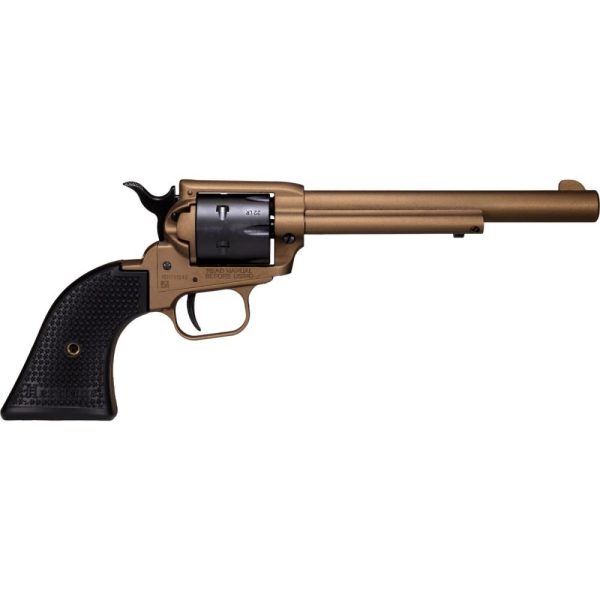 Heritage Rough Rider Handgun .22 LR 6rd Capacity 6.5" Barrel Polymer Black Burnt Bronze Cerakote