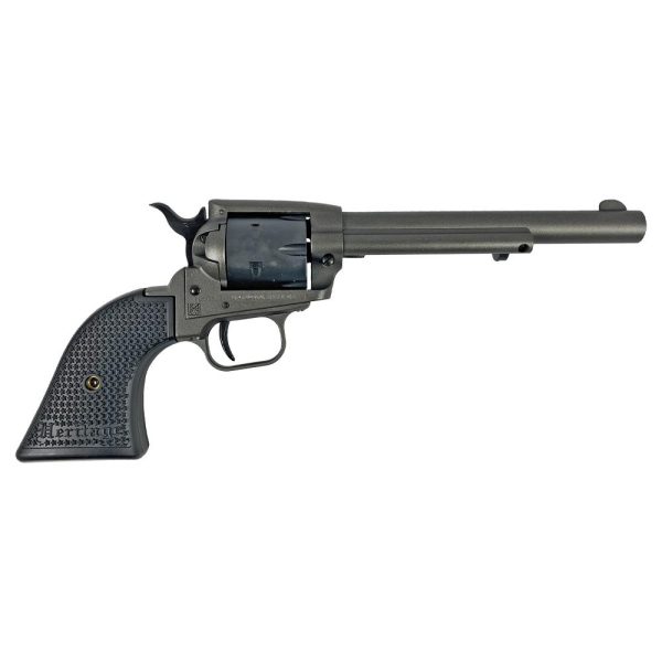 Heritage Rough Rider Steel Frame Tungsten Cerakote Handgun .22 LR 6rd Capacity 6.5" Barrel Polymer Black