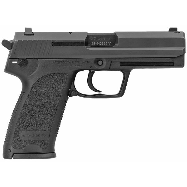 H&K USP V1 Handgun .45 ACP 10rd Magazines (2) 4.41" Barrel Black