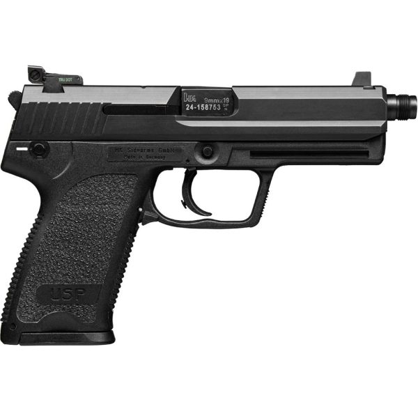 H&K USP45 Tactical Handgun .45 Auto 10rd Magazines(2) 5.09" Threaded Barrel V1 DA/SA Decocking Lever