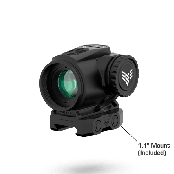 Swampfox Raider Micro Prism Red Dot Sight 1x20 Red IR 6 MOA