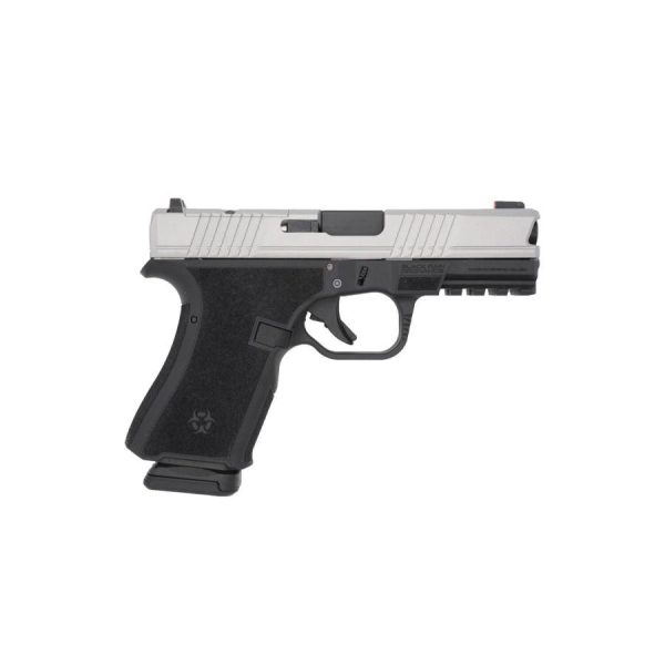 Black Rain Frontline Handgun 9mm Luger 15rd Magazine 3.75" Barrel Black/Satin Mag Finish Optic Ready