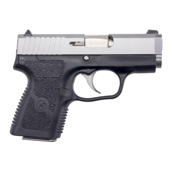 Kahr Arms CM9 Handgun 9mm Luger 6rd Magazine 3.1" Barrel Black with Silver Slide Night Sights