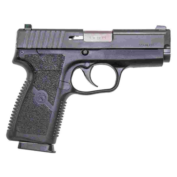 Kahr P9 Handgun 9mm Luger 7rd(2)&8rd(1) Magazines 3.6" Barrel Black Slide/Black Grip  Night Sights CA Compliant