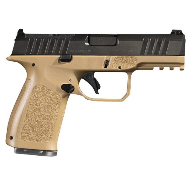 Rost Martin RM1C Handgun 9mm Luger 15rd (1) & 17rd (1) Magazines 4" Barrel FDE Optics Ready