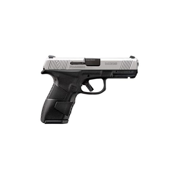 Mossberg MC2c Handgun 9mm Luger 10rd Magazine 3.9" Barrel Black and Silver Integrated Trigger Blade Safety