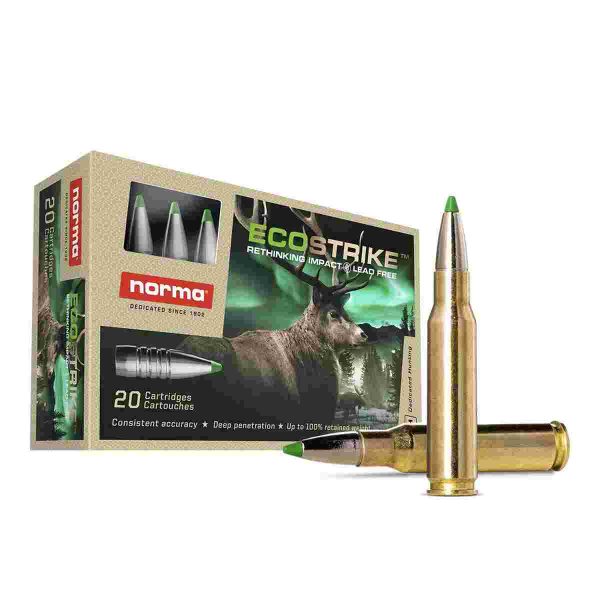 Norma EcoStrike Rifle Ammunition .300 Win Mag 165gr PT 3248 fps 20/ct