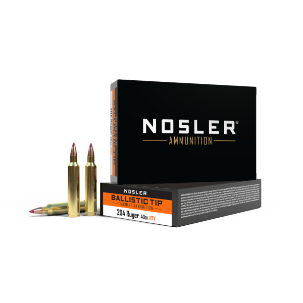 Nosler 204 Ruger 40gr Ballistic Tip (20 ct.) Ammunition