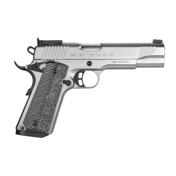 EAA Girsan MC1911 Match Elite Handgun .45 ACP 8rd Magazine 5" Barrel Chrome Frame