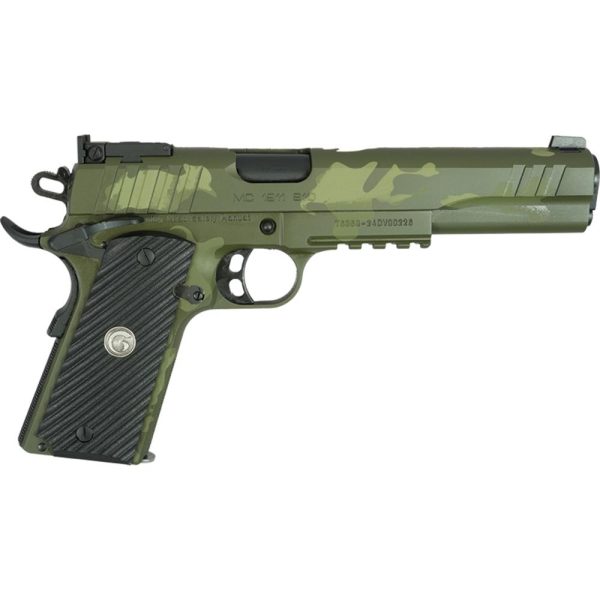 Girsan MC1911S Hunter Handgun 10mm Auto 9rd Magazine 6" Barrel OD Green with Beavertail