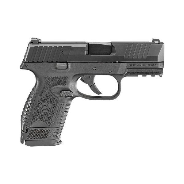 FN 509 Compact Handgun 9mm Luger 12rd (1) 15rd (1) 24rd (3) Magazines 3.7" Barrel Black NMS