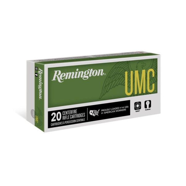 Remington UMC Rifle Ammunition .224 Valkyrie 75gr FMJ 3000 fps 20/ct