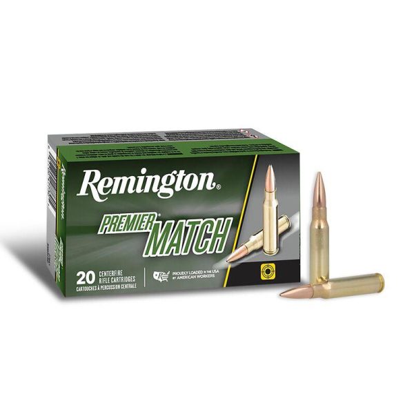 Remington Premier Match Rifle Ammunition .308 Win 175 gr BTHP 2610 fps 20/ct