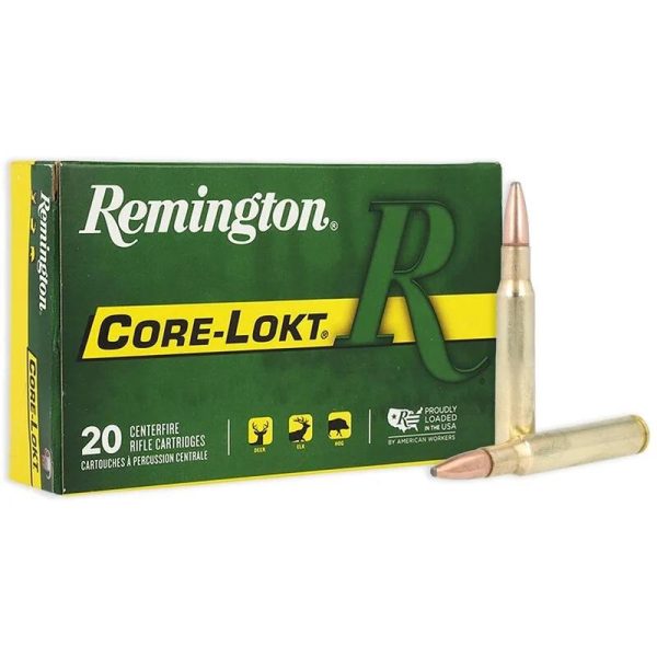 Remington Core-Lokt Rifle Ammunition .30-06 Sprg 180 gr PSP 2700 fps 20/ct