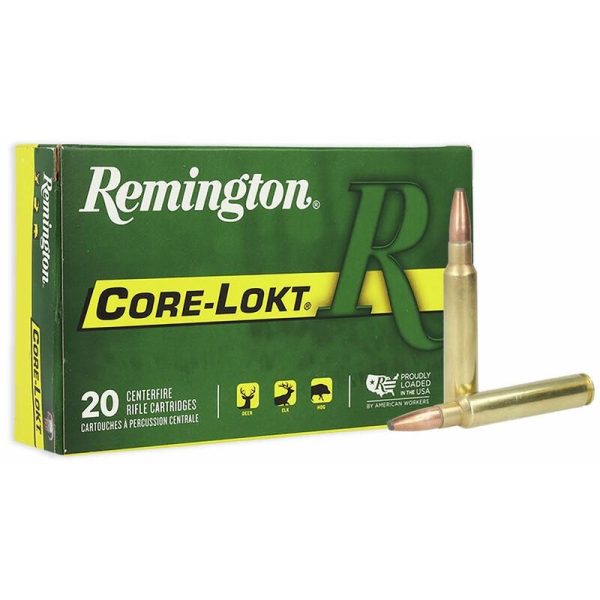 Remington Core-Lokt Rifle Ammunition .338 Rem Ultr Mag 250 gr PSP 2860 fps 20/ct