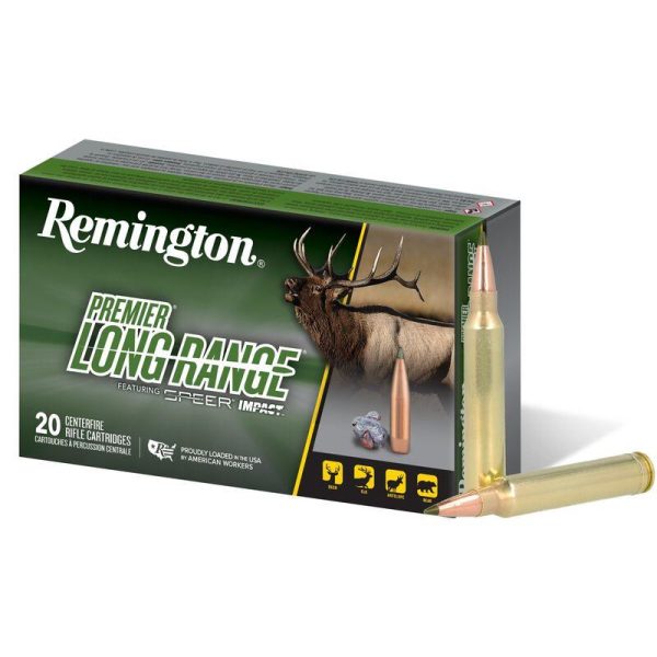 Remington Premier Long Range w/Speer Impact Rifle Ammunition .300 Win Mag 190gr PT 2885 fps 20/ct