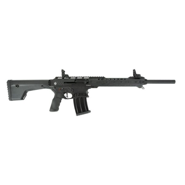 SDS Imports MAC F12 Black Shotgun 12 ga 3" Chamber 5rd Magazine 18.5" Barrel Black CA Compliant