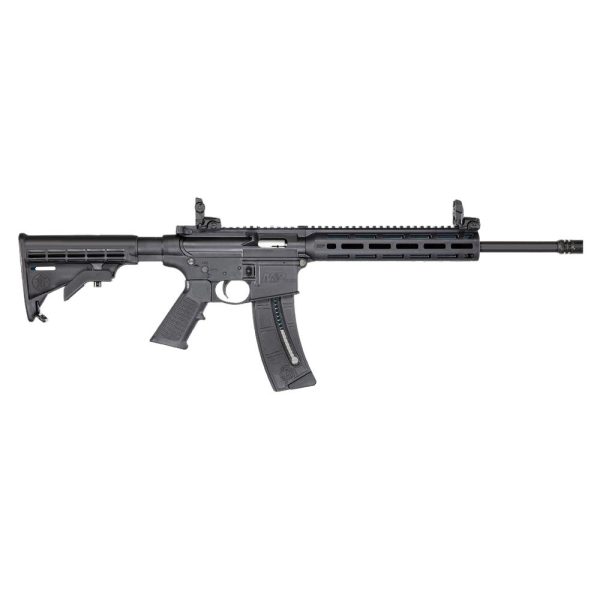 Smith & Wesson M&P15-22 Sport Rifle .22 LR 25rd Magazine 16.5" Barrel Black Howard Leight Hearing Bag Bundle