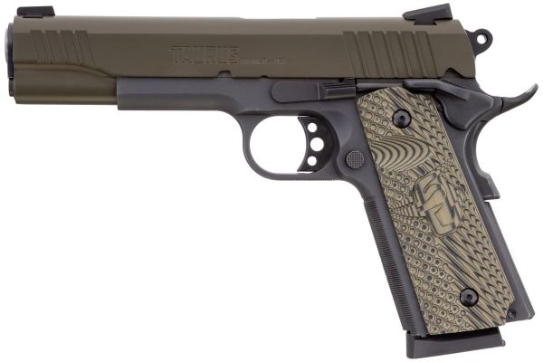 Taurus Mil Spec 1911 Handgun .45 ACP 8rd Magazine 5" Barrel Cerakote Green